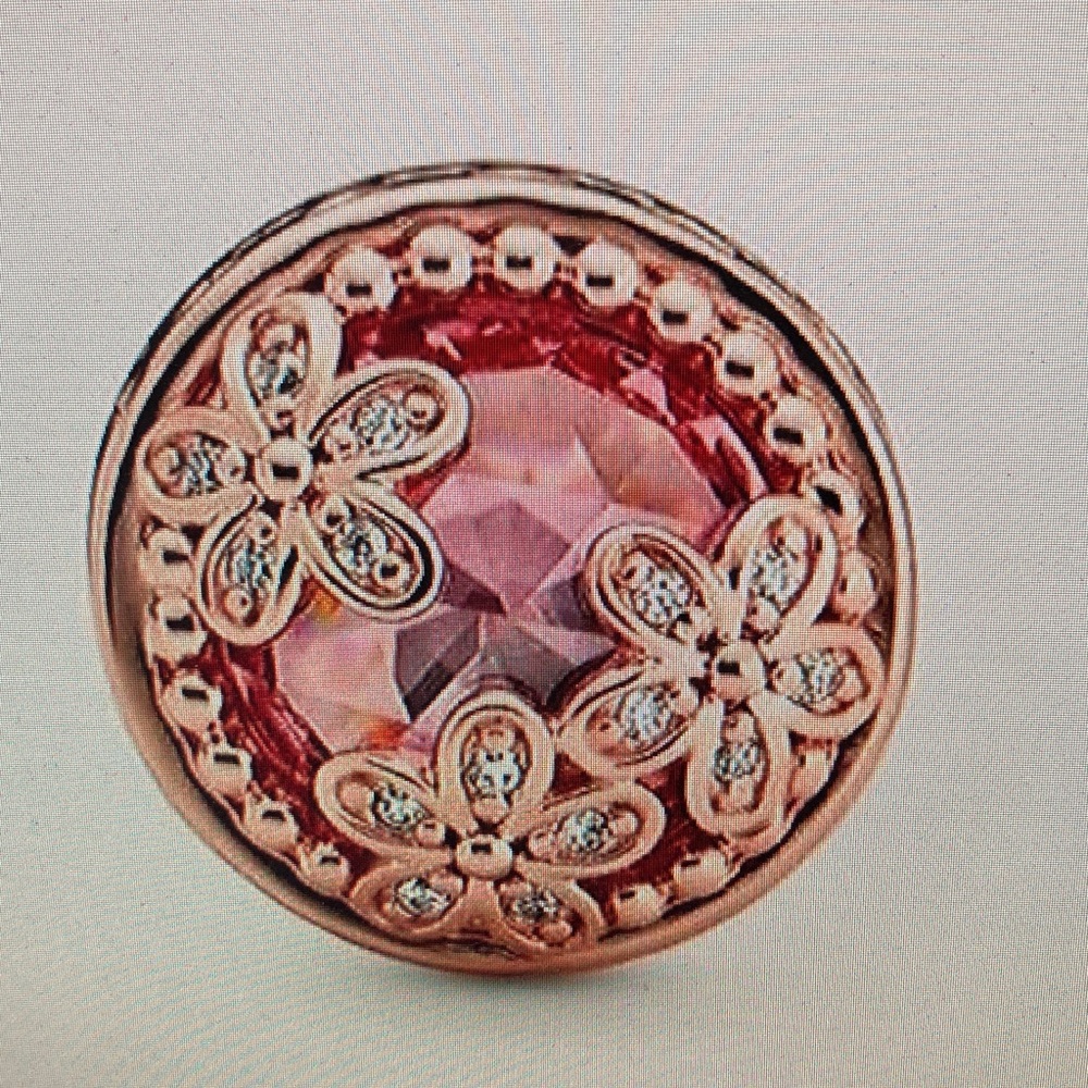 Pandora Rose Pink Floral Charm